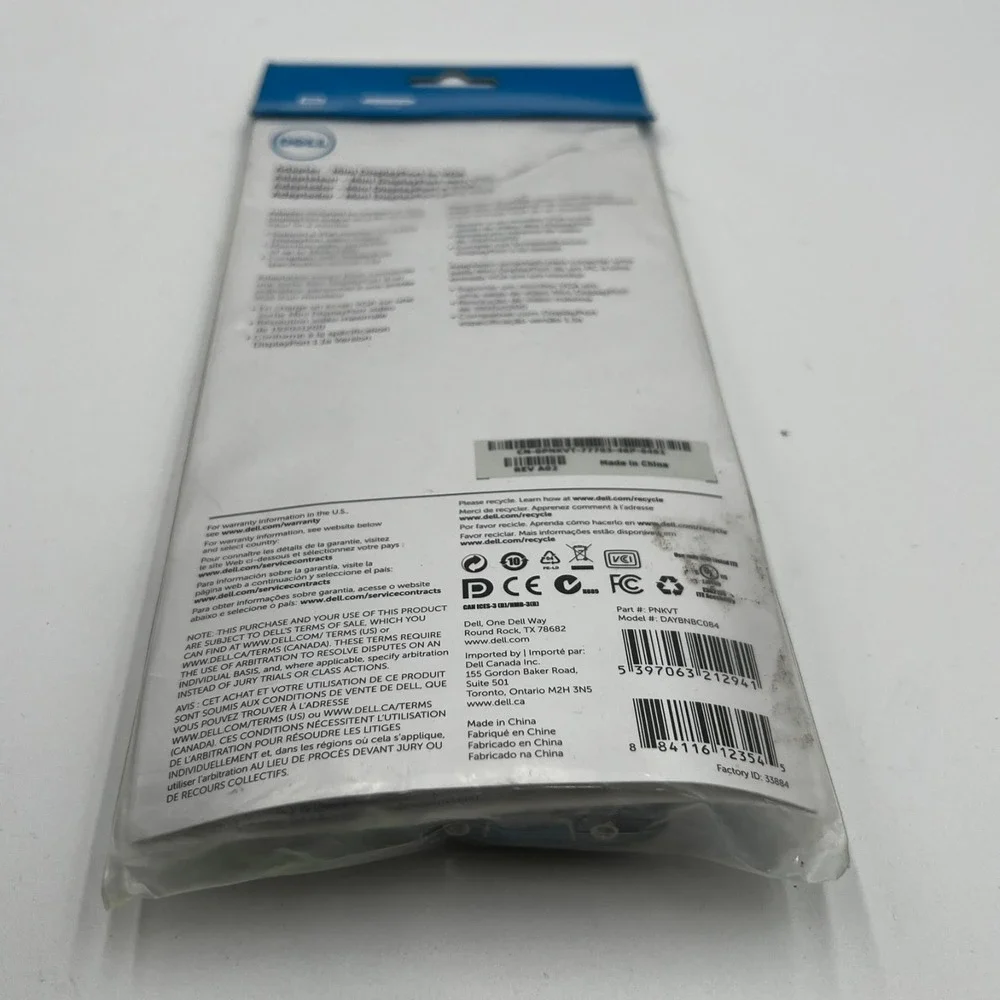 Dell Mini DisplayPort mDP to HDMI Adapter 0Y58XM DAYAUBC084